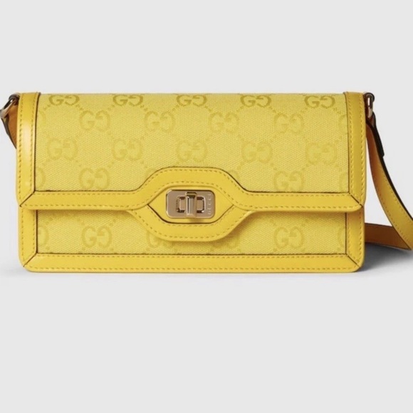 GUCCI Yellow Luce Mini Shoulder Bag NEW! - Picture 1 of 2